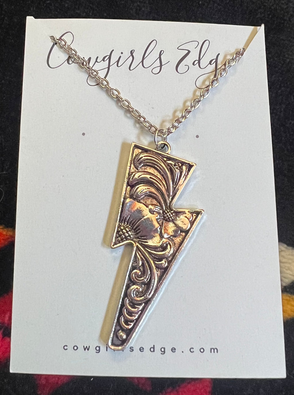 (The Chloe) Lighting bolt necklace